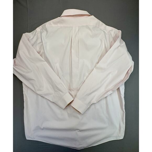Men’s Brooks Brothers Traditional Long Sleeve Pink Oxford Non-Iron Shirt 18.5-37 - Picture 2 of 7